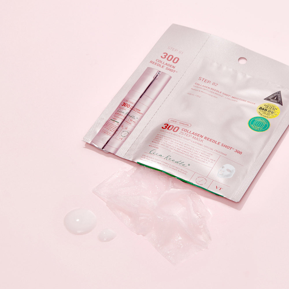 [VT Cosmetics] Collagen Reedle Shot 300 2Step Mask