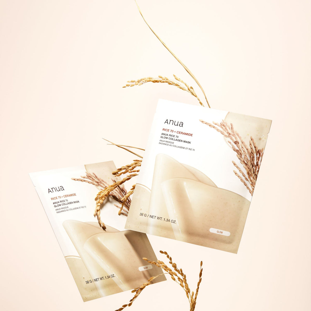 [Anua] Rice 70 Glow Collagen Mask