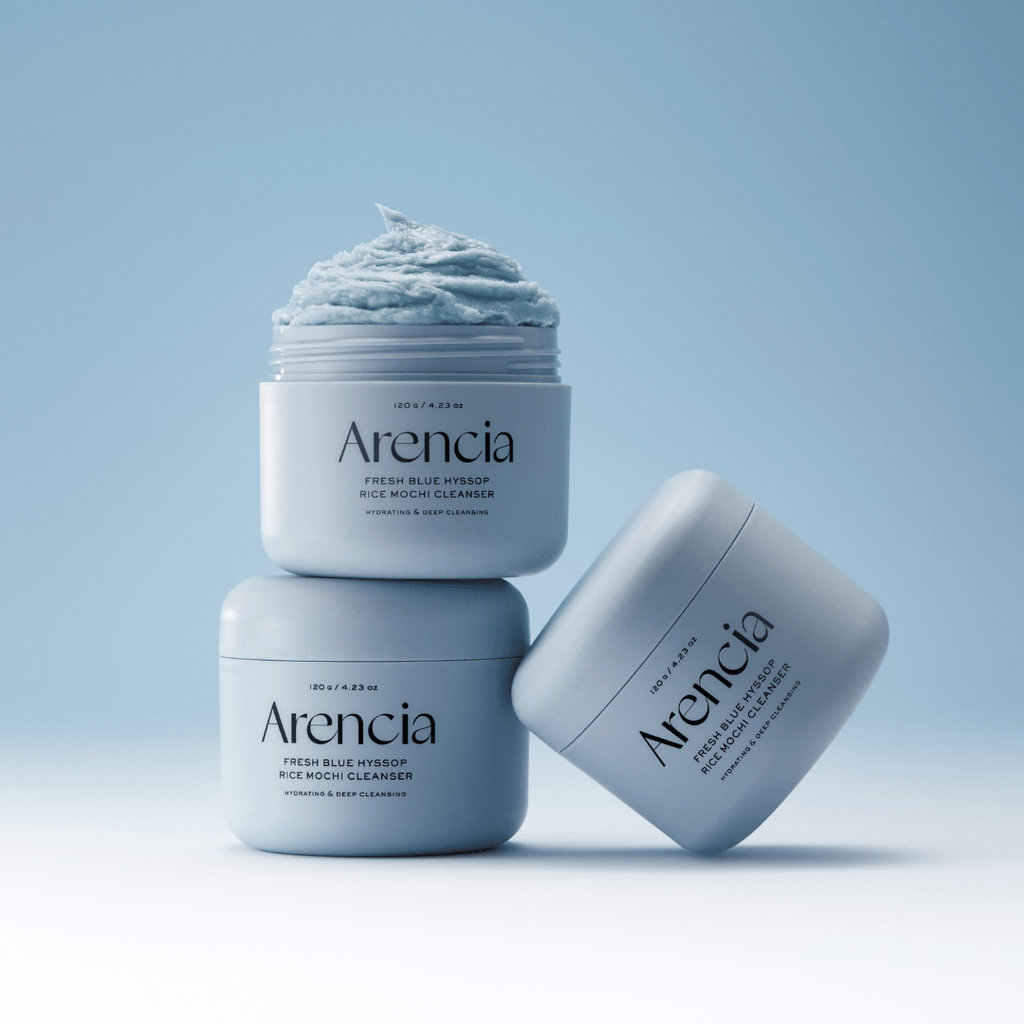 [Arencia] Fresh Blue Hyssop Rice Mochi Cleanser
