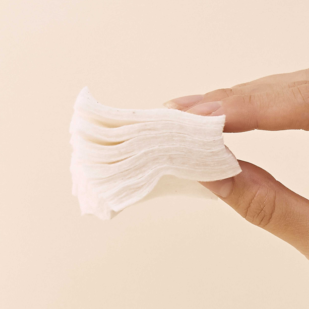 [HEVEBLUE] Bleaching-free Biodegradable Cotton Pads