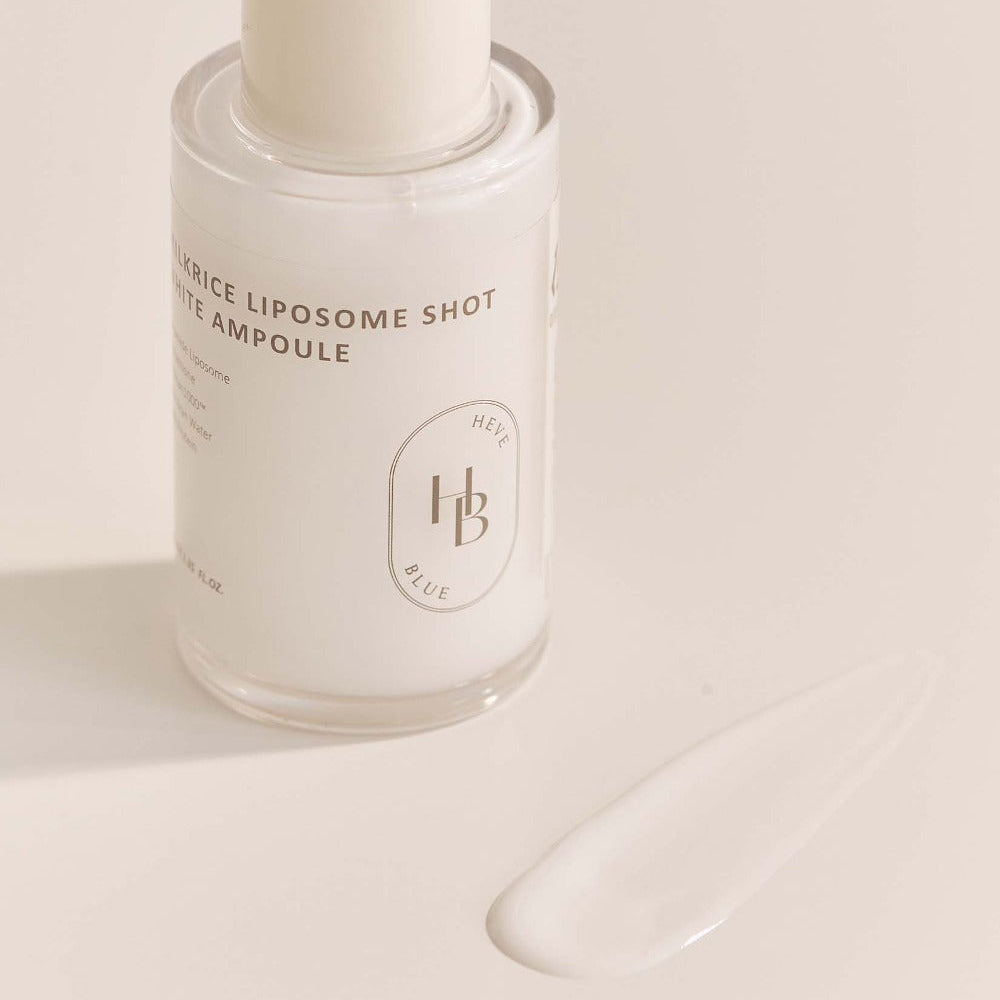 [HEVEBLUE] Milk Rice Liposome Shot White Ampoule