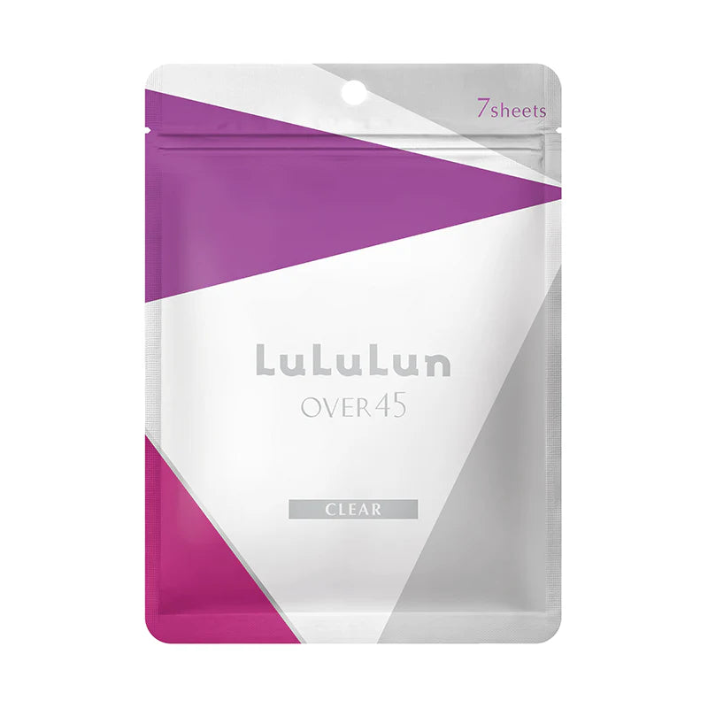 [LuLuLun] Over 45 CLEAR Sheet Mask (7pcs)