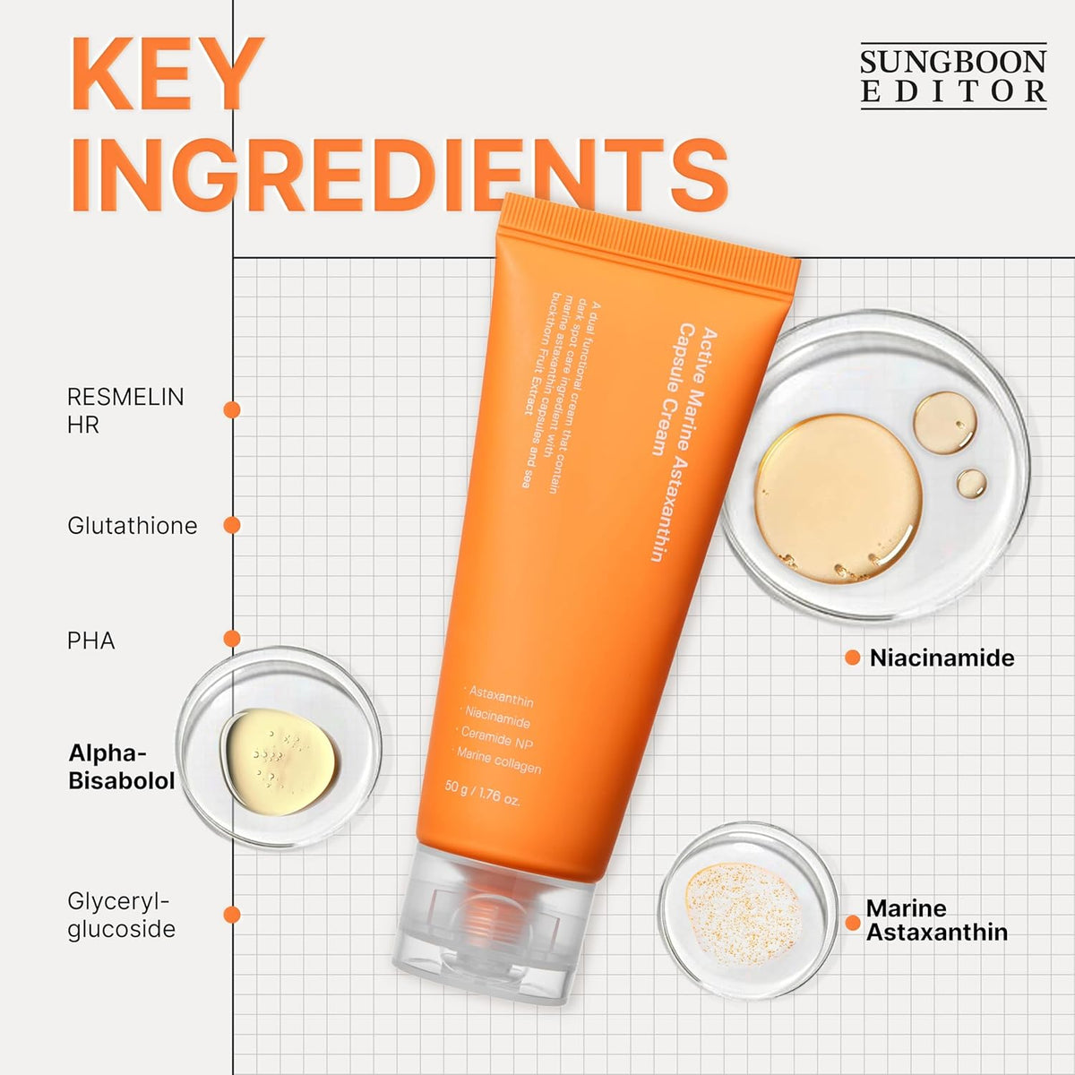 [Sungboon Editor] Aktive Marine Astaxanthin Kapselcreme