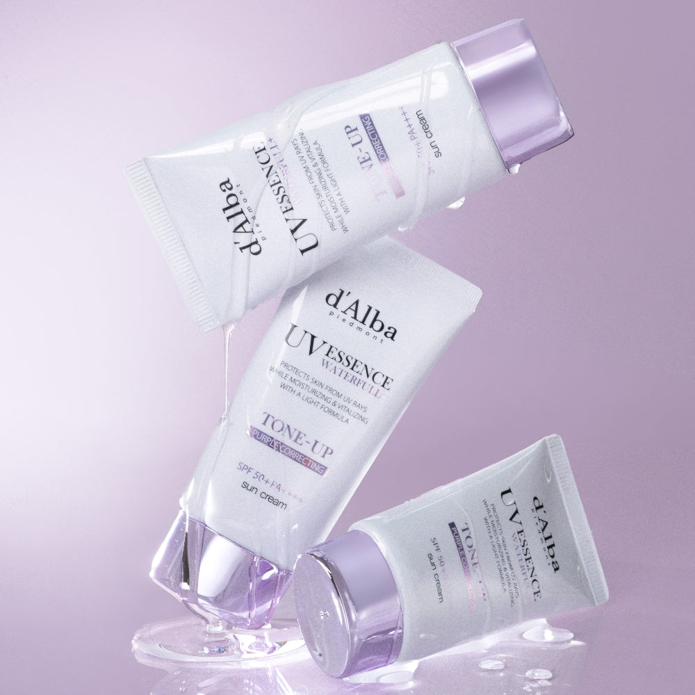 [d'Alba] Waterfull Purple Correcting Tone-Up Sun Cream