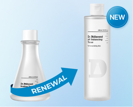 [Dr.Different] pH Balancing Toner (Normal & Dry Skin)