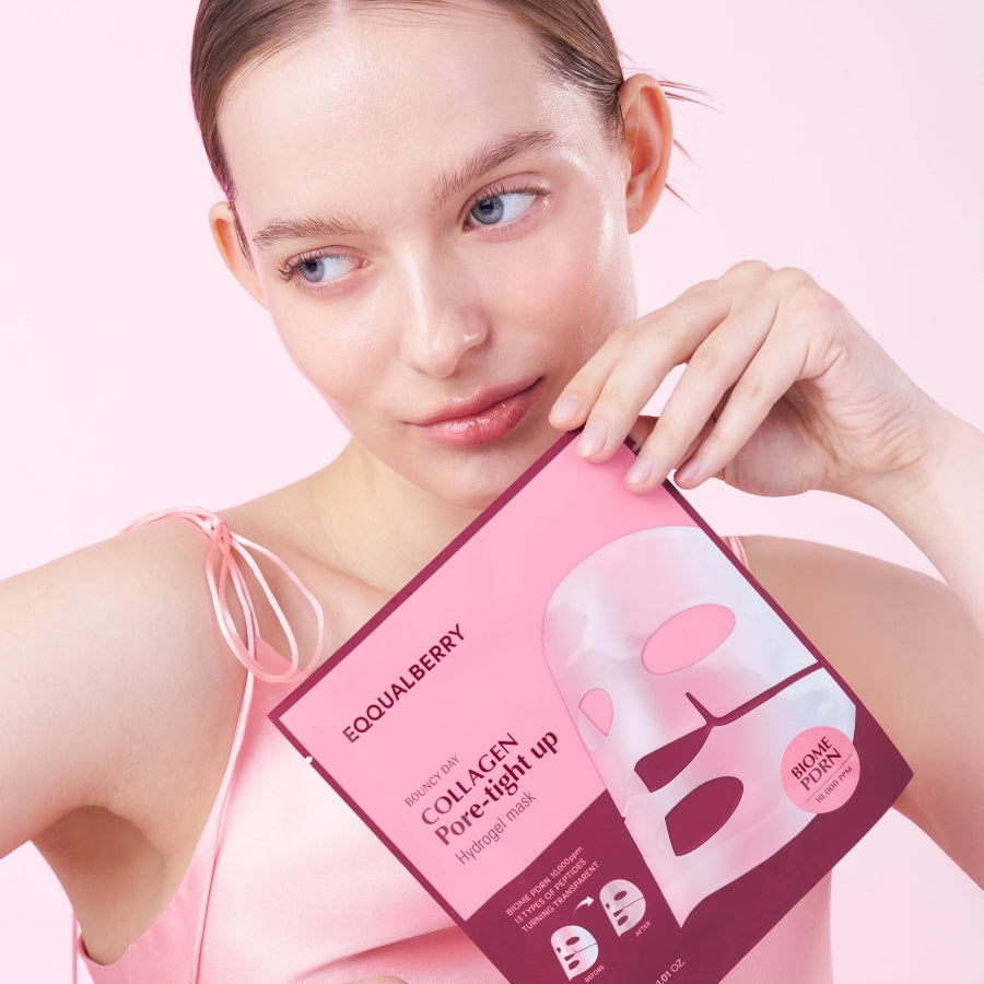 [EQQUALBERRY] Collagen Pore-Tight Up Hydrogel Mask