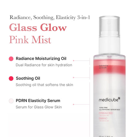 [medicube] PDRN Pink Glutathione Serum Mist