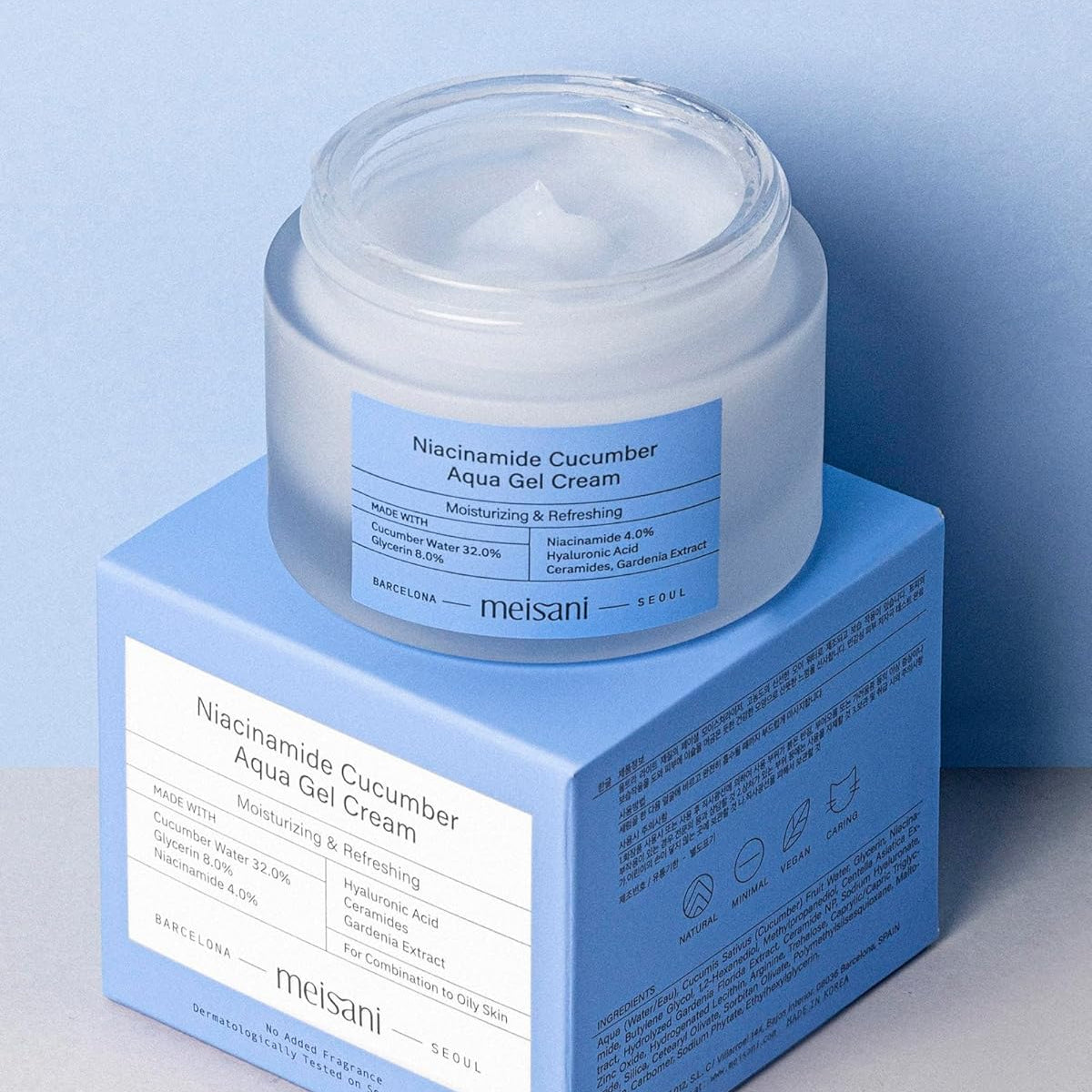 [meisani] Niacinamide Cucumber Aqua Gel Cream