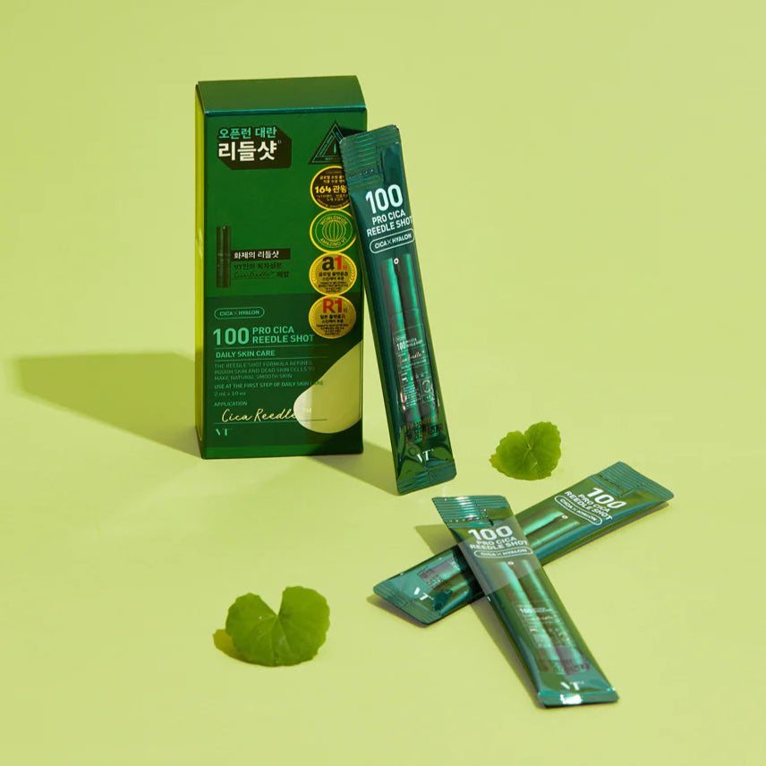 [VT Cosmetics] Pro Cica Reedle Shot 100 Stick Pouch (10pcs)